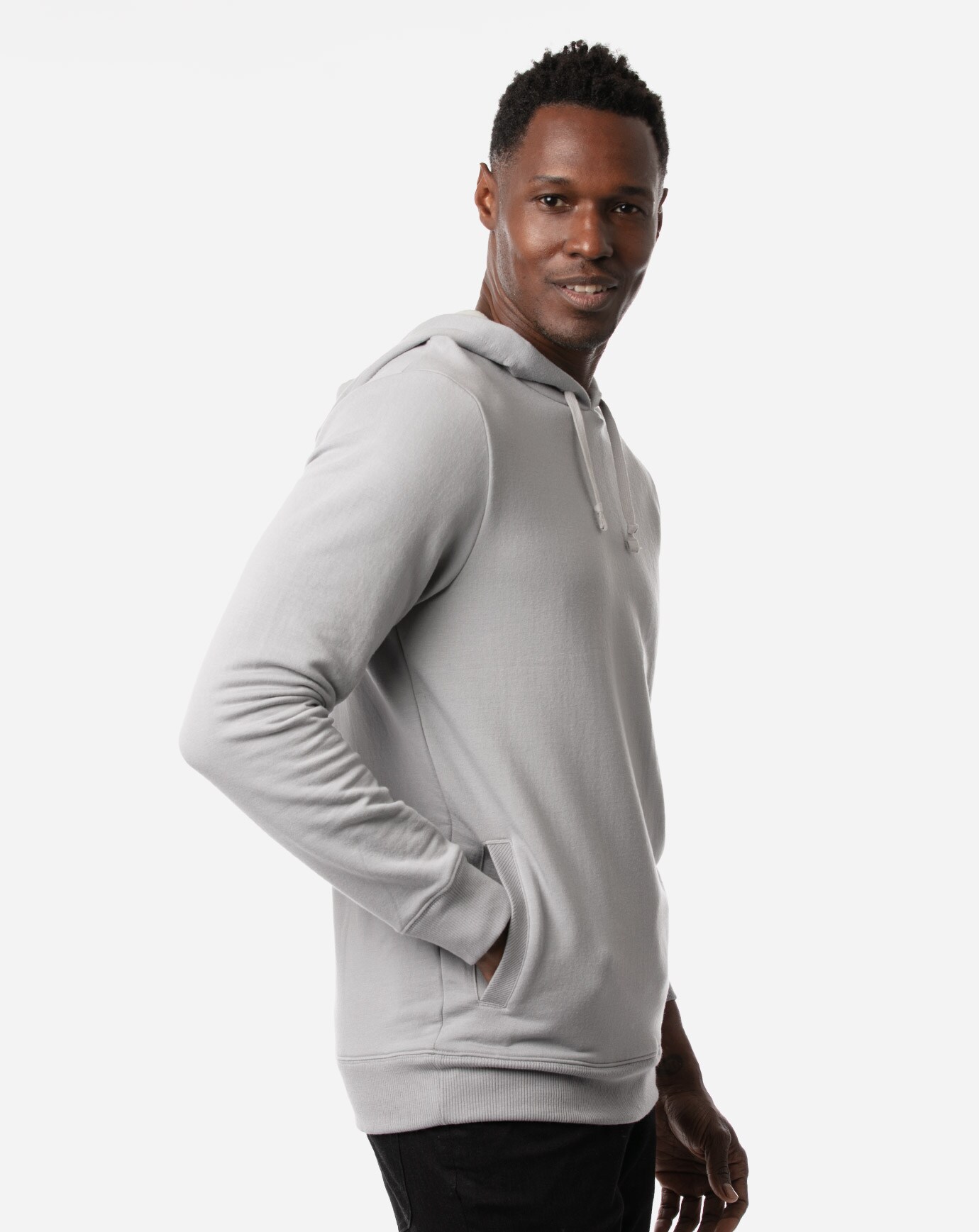 RIPT Performance Mens Ript Hooded Top and Short Loungewear Set Blue Small