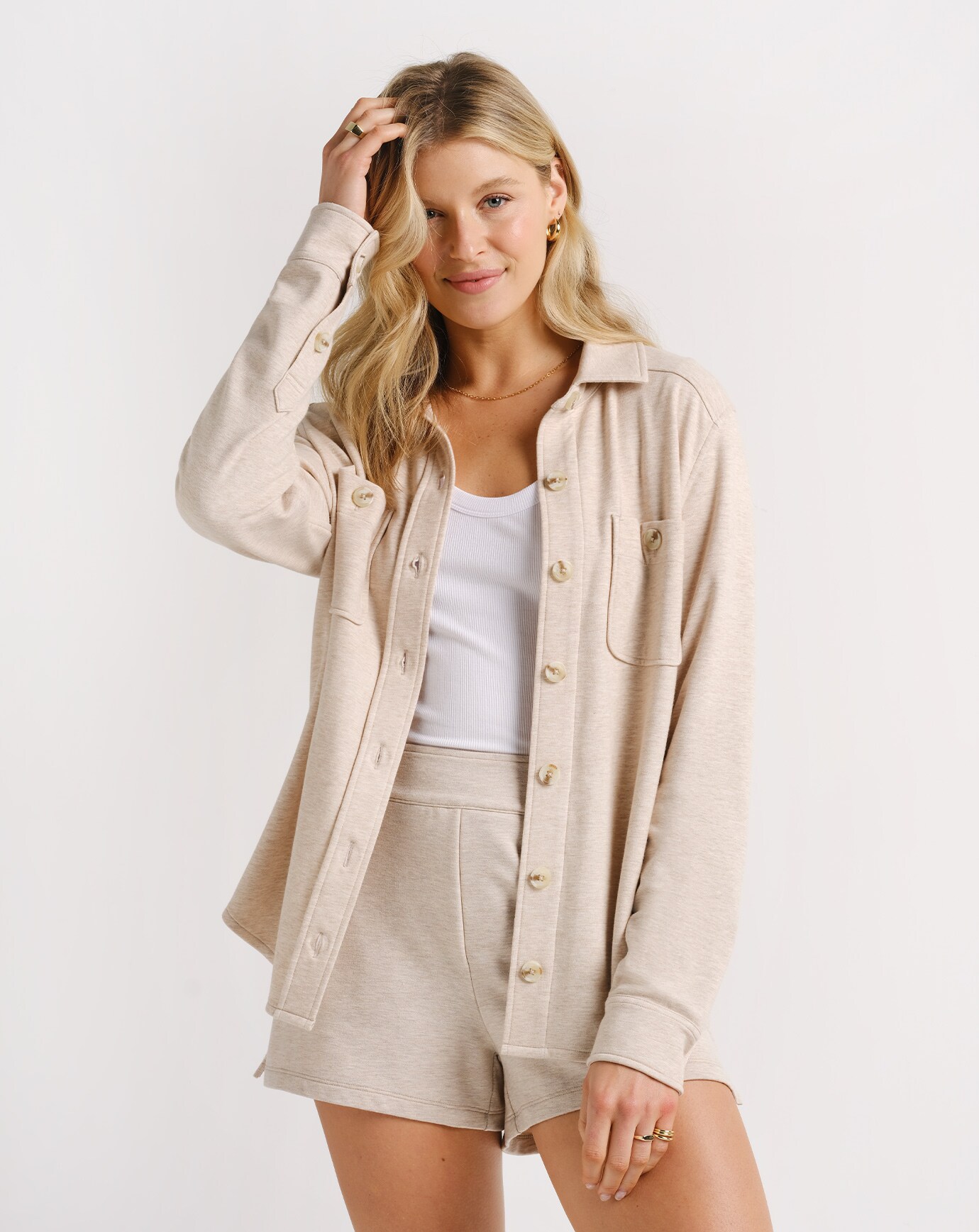 American apparel corduroy new arrivals shacket