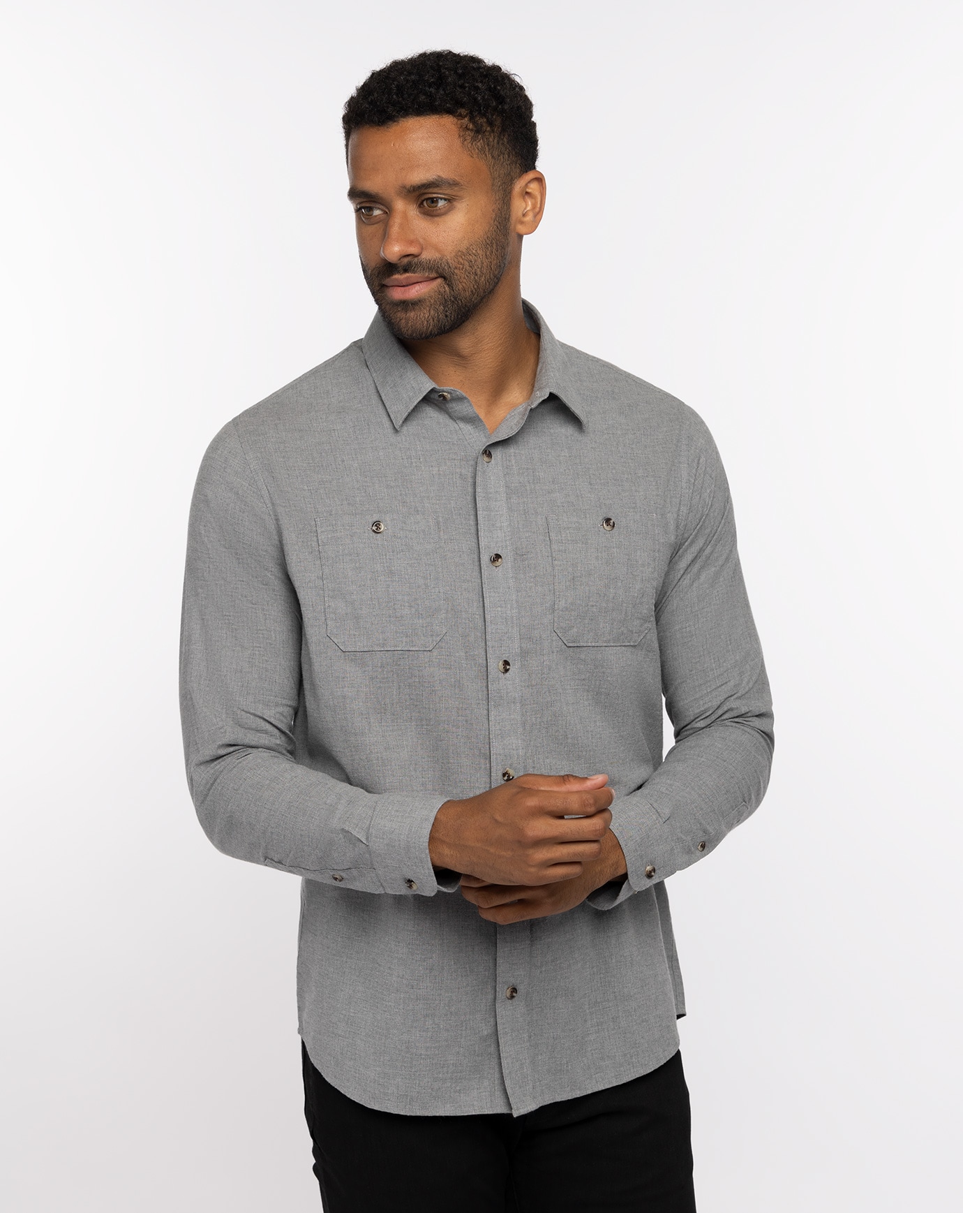 Related Product - CLOUD FLANNEL BUTTON-UP