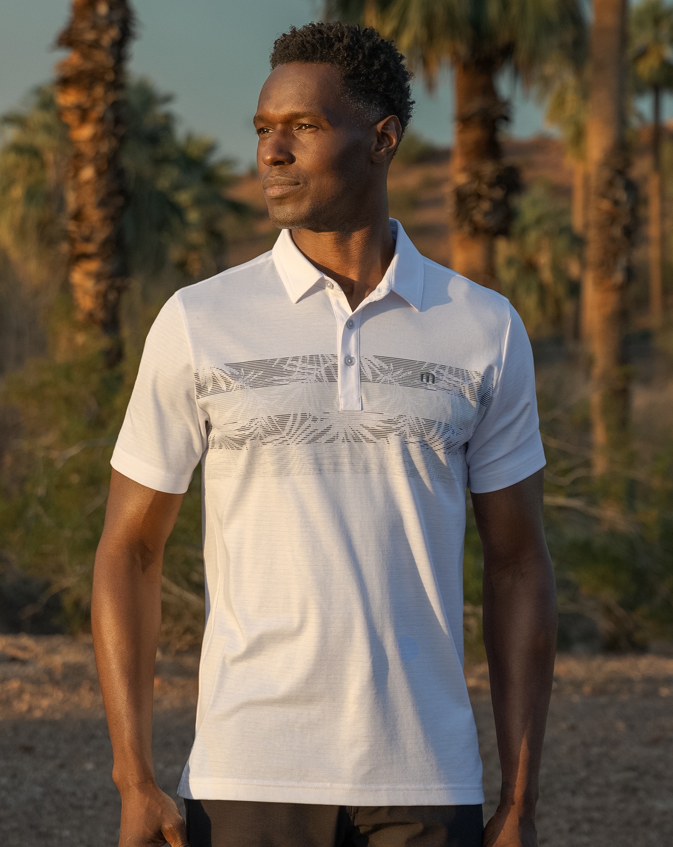 Travis mathew white polo shop