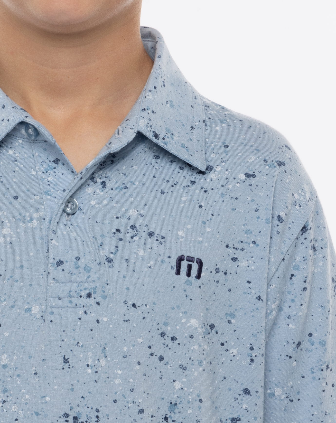 SPLATTER PRINT YOUTH POLO Image Thumbnail 3