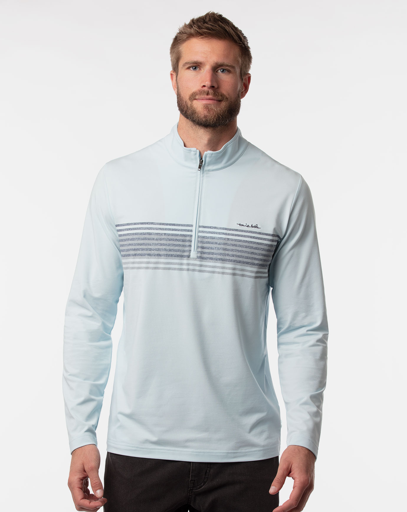 BLUE BLANKET QUARTER ZIP_1MV372_4HAI_