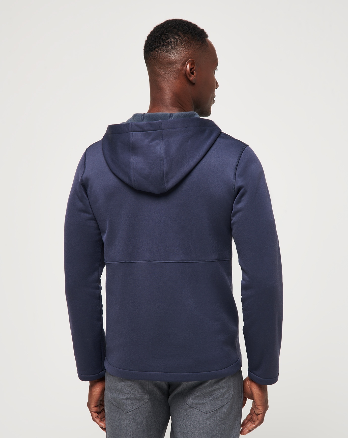 Men's 2024 U.S. Open Nike Navy Performance Half-Zip Hoodie