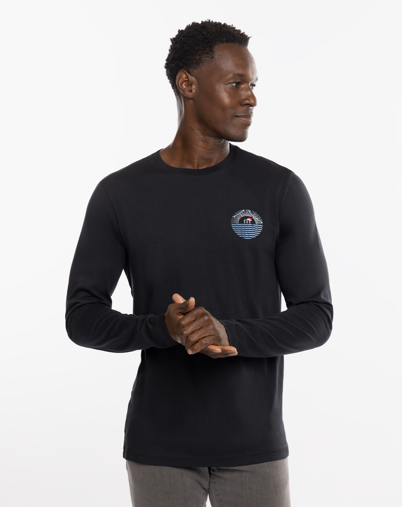 KONA COFFEE LONG SLEEVE TEE 1