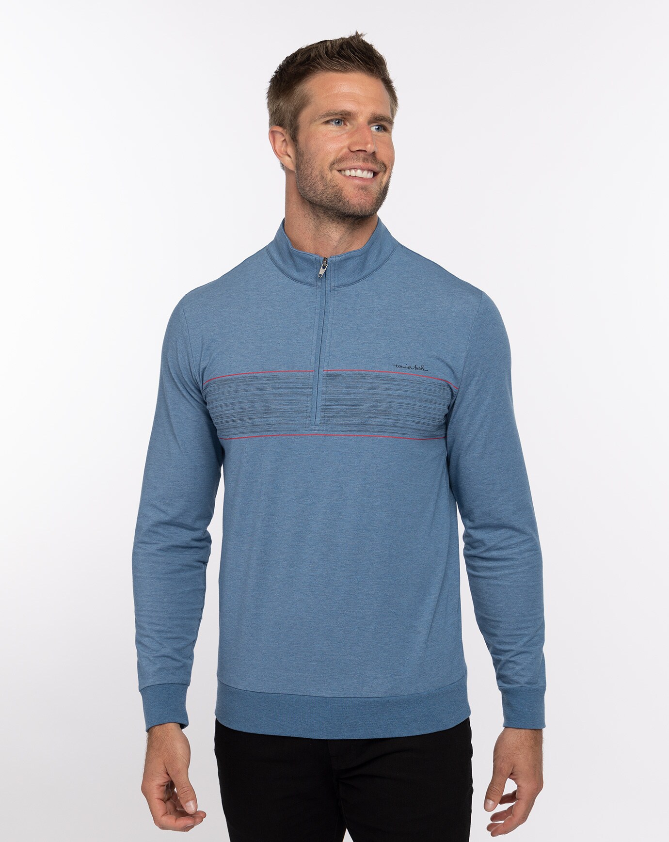 SPLASH OF COLOR QUARTER ZIP | TravisMathew