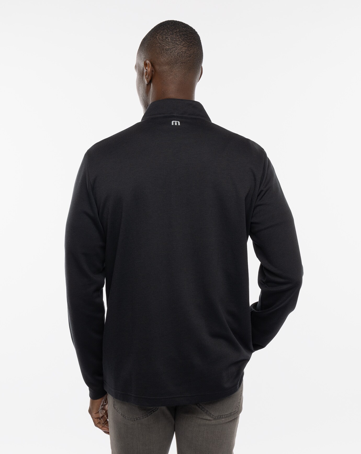 UPGRADED STRIPED QUARTER ZIP Image Thumbnail 2
