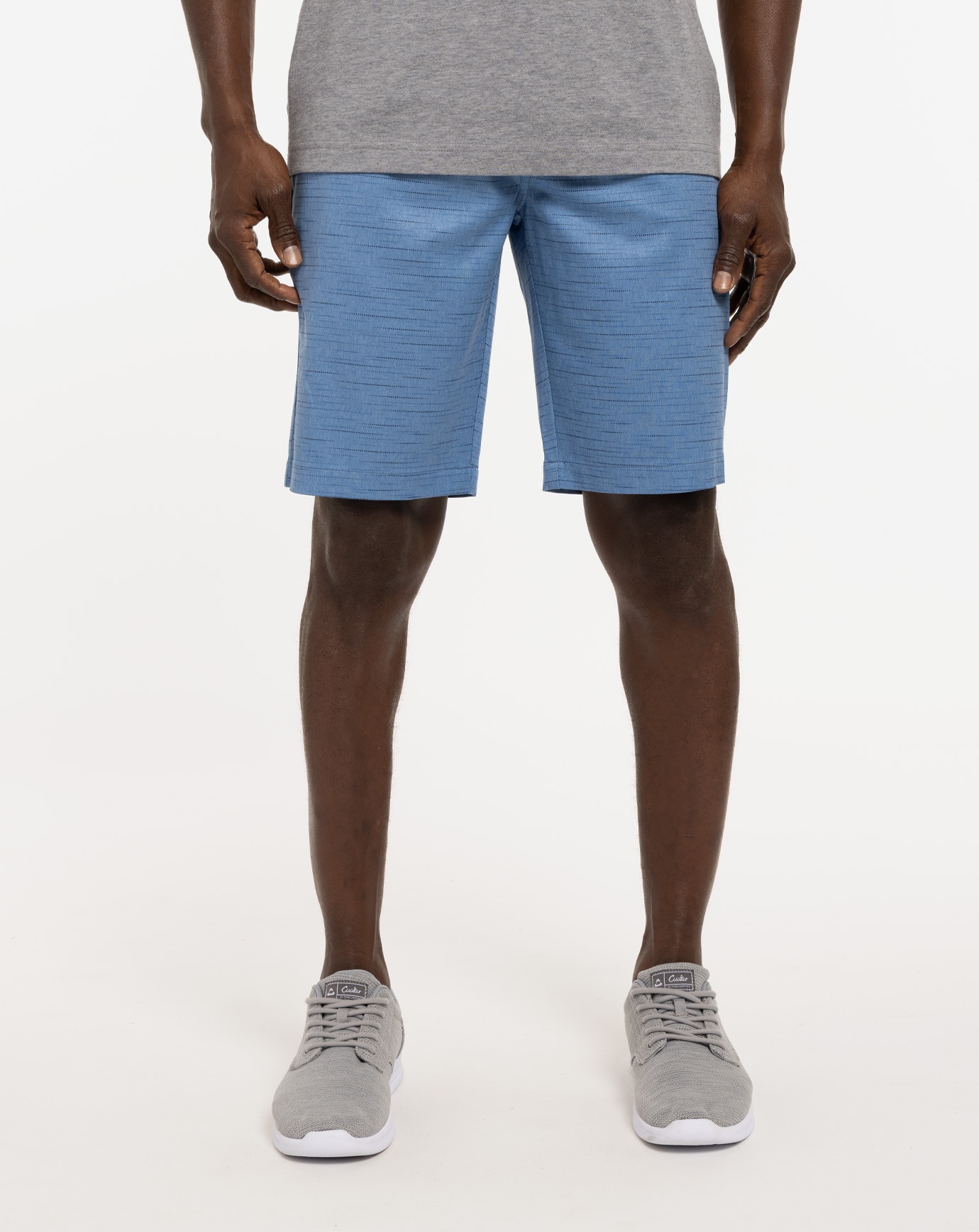 ACTION MAN CAMOUFLAGE SHORTS GREY BLUE WITH LOGO 