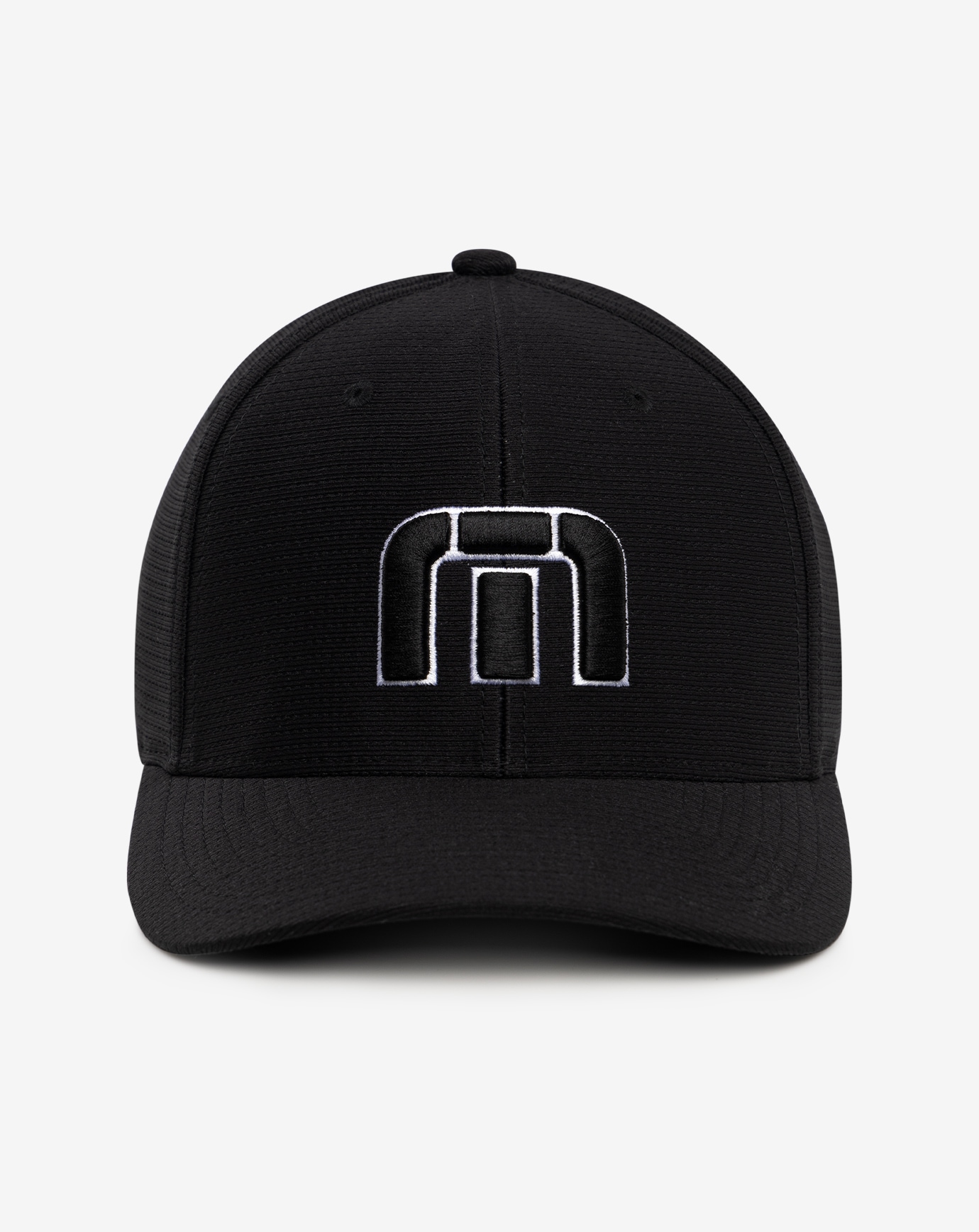TravisMathew Men's Nassau Golf Hat, Small/Medium, Black