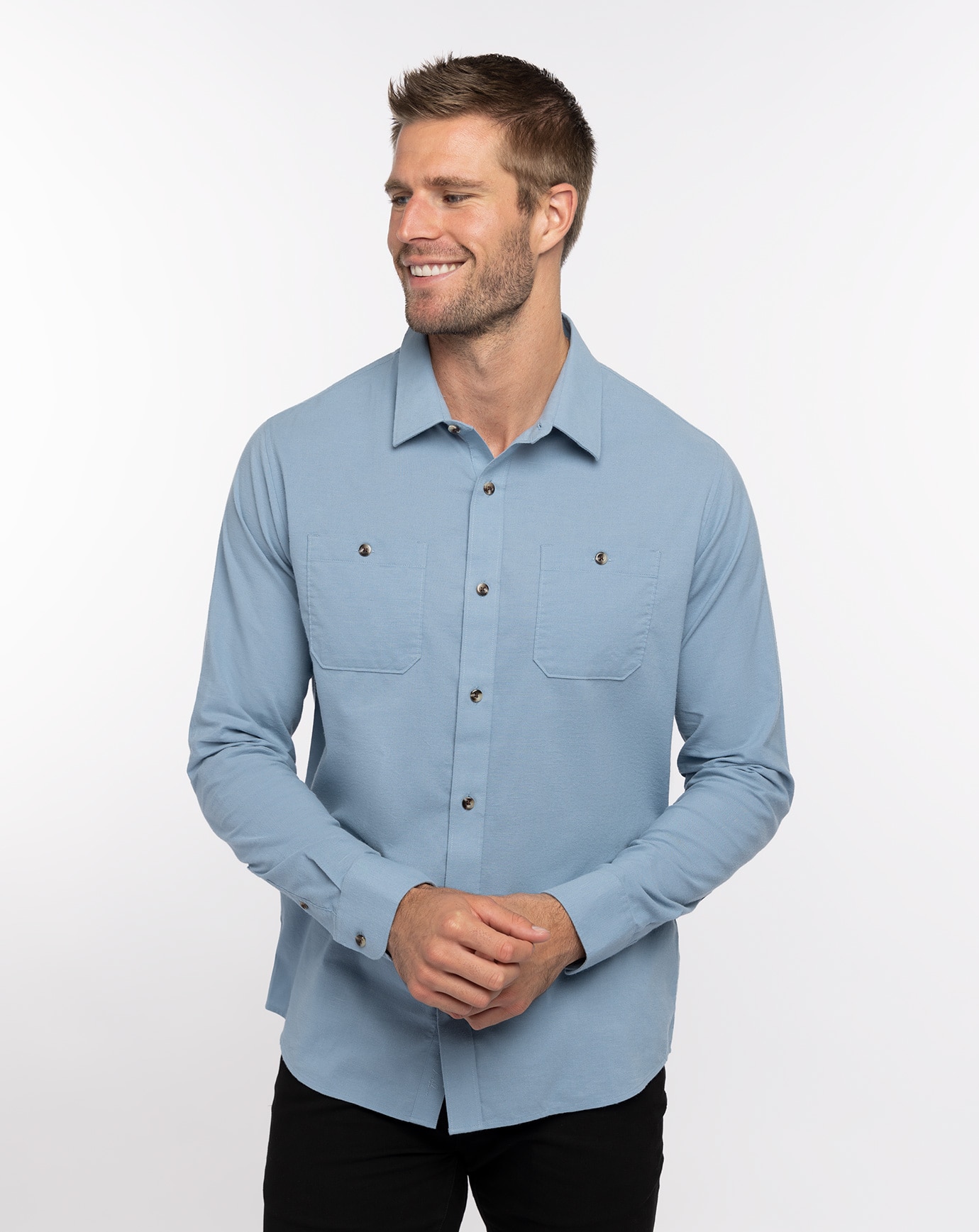 CLOUD FLANNEL BUTTON-UP_1MX435_4FDD_