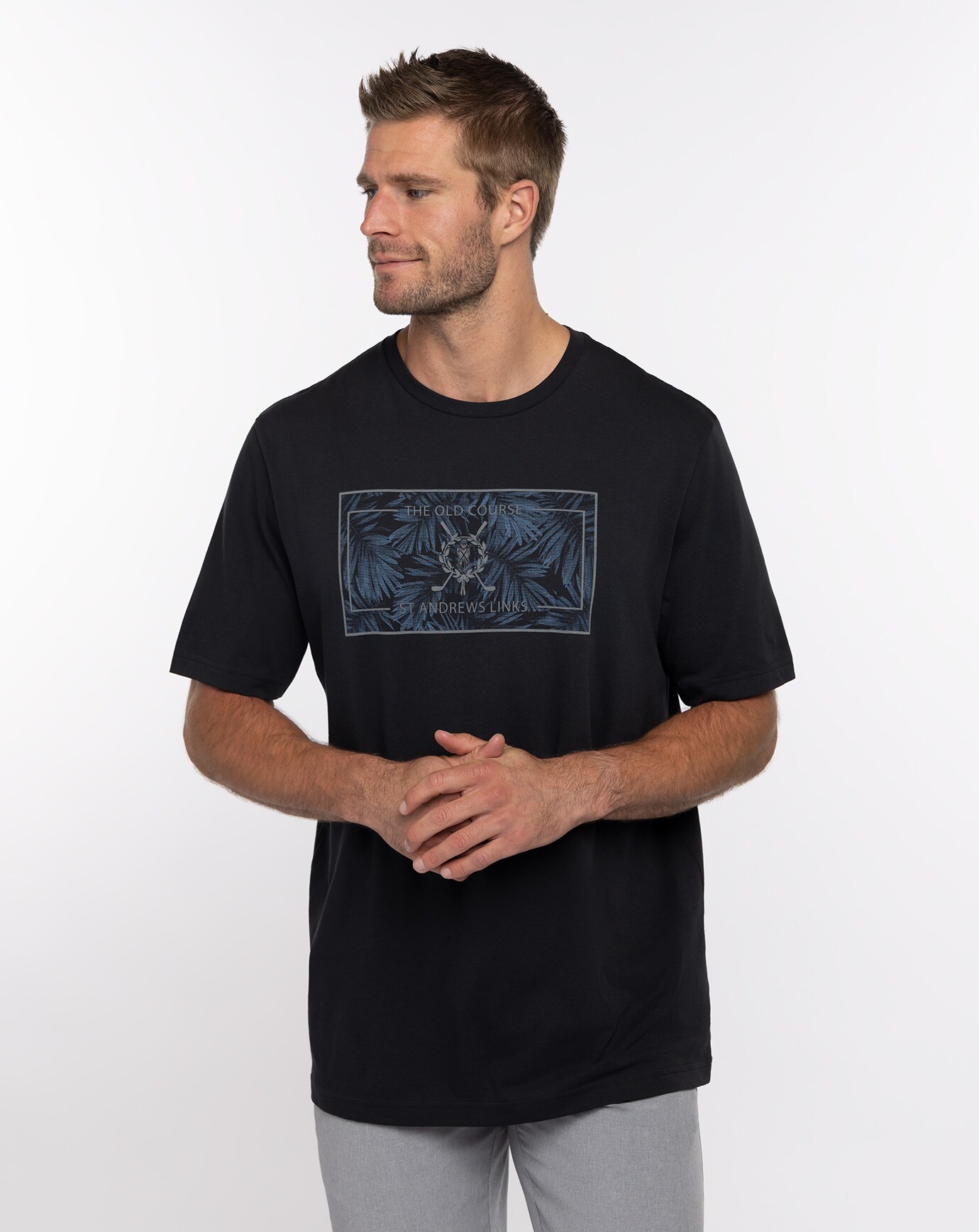 ST ANDREWS NEW LEAF TEE_1MX558_0BLK_