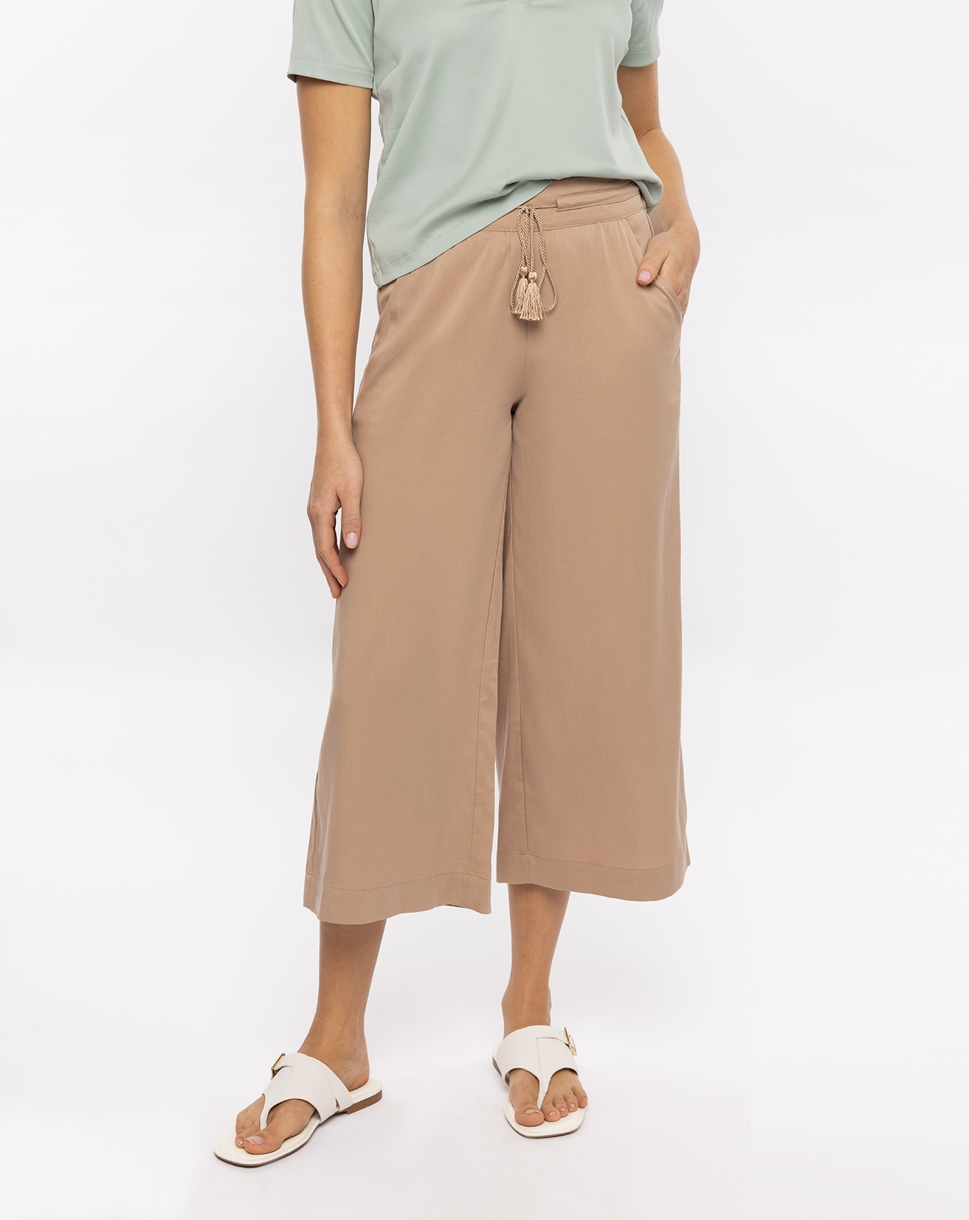 CAPRI TIE FRONT PANT Image Thumbnail 1