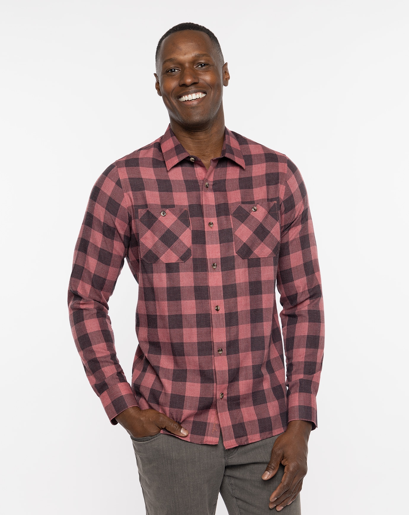 Related Product - CLOUD FLANNEL PLAID BUTTON-UP