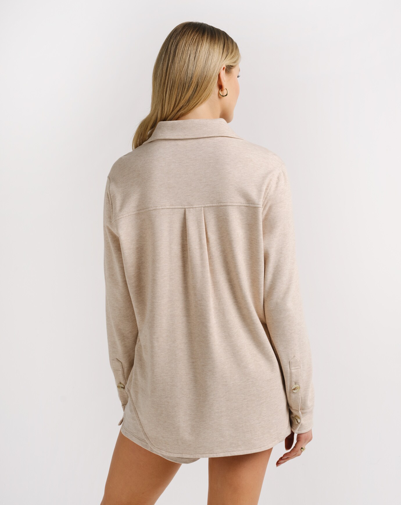 COUPLE GOALS CLOUD FLEECE SHACKET Image Thumbnail 2