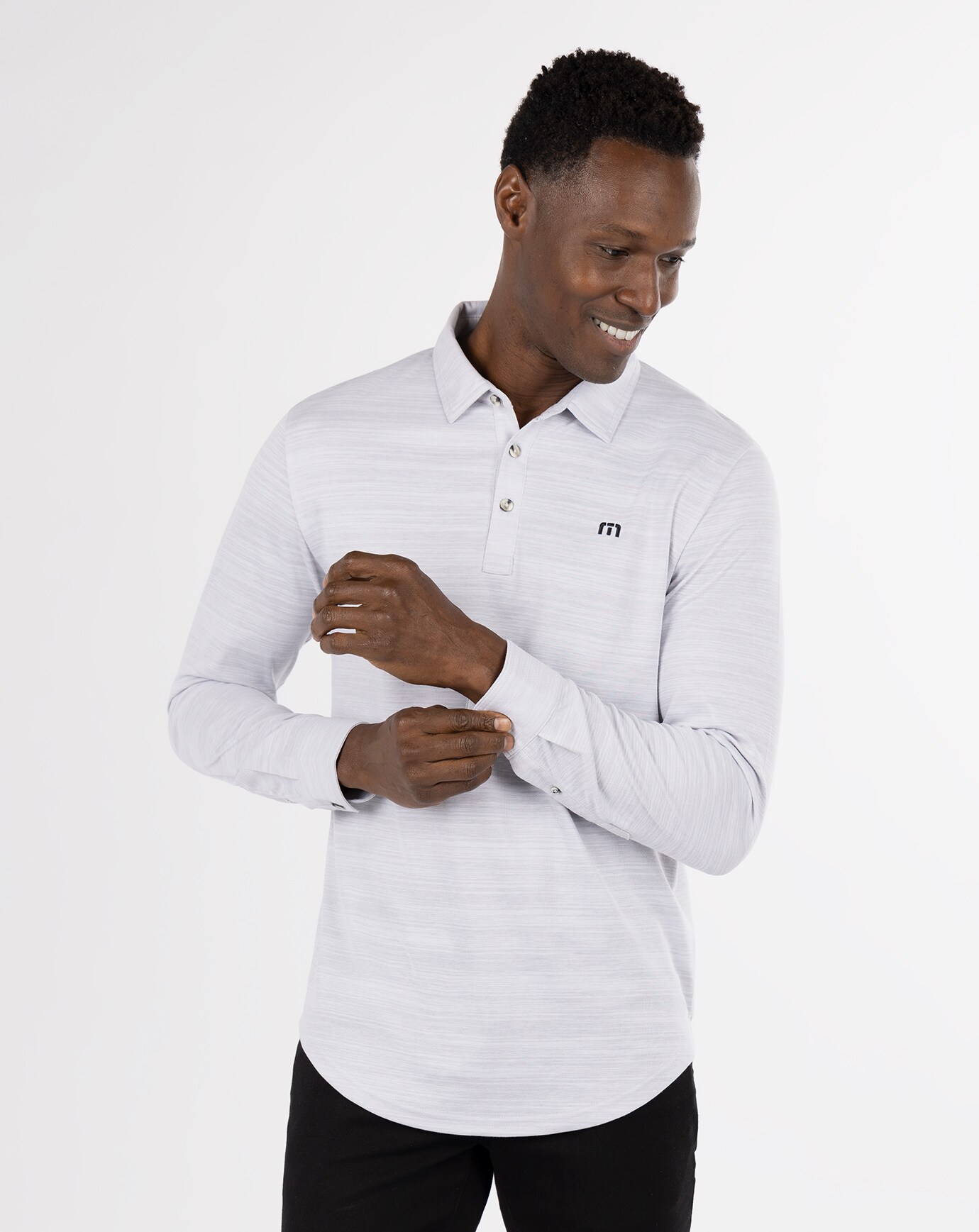HERONDALE LONG SLEEVE POLO_1MX386_0HLG_