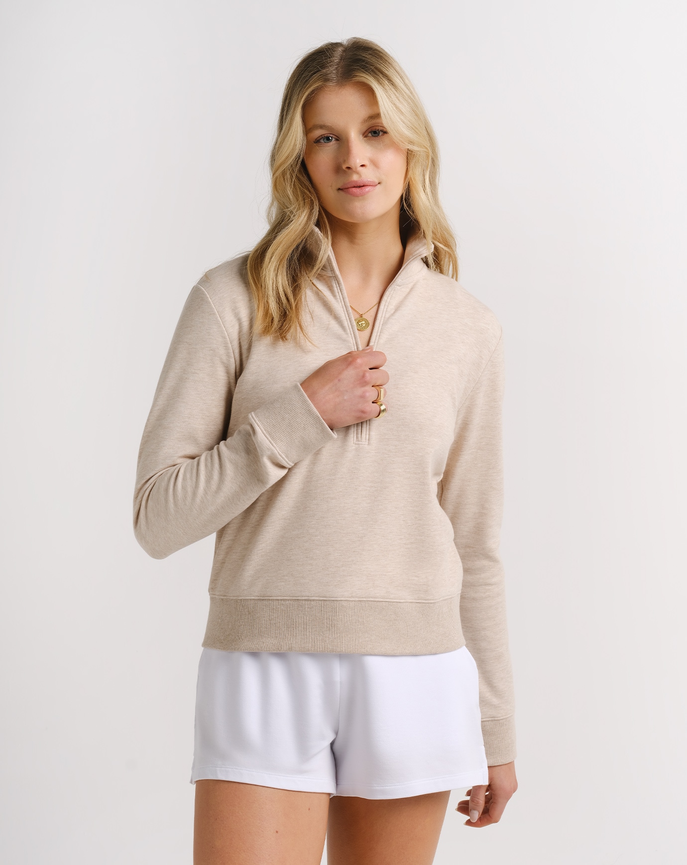 CLOUD FLEECE HALF ZIP TravisMathew