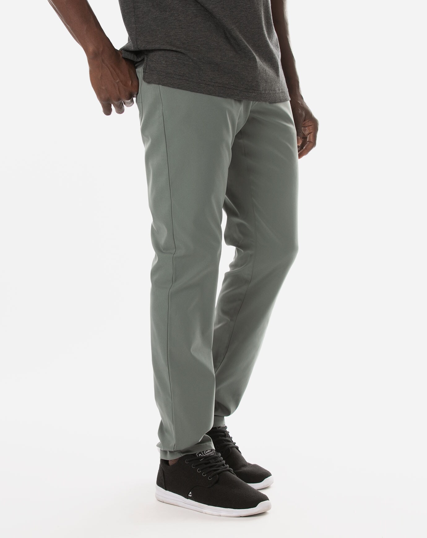 discount 84% Green 48                  EU MEN FASHION Trousers Straight Easy Wear Chino trouser 