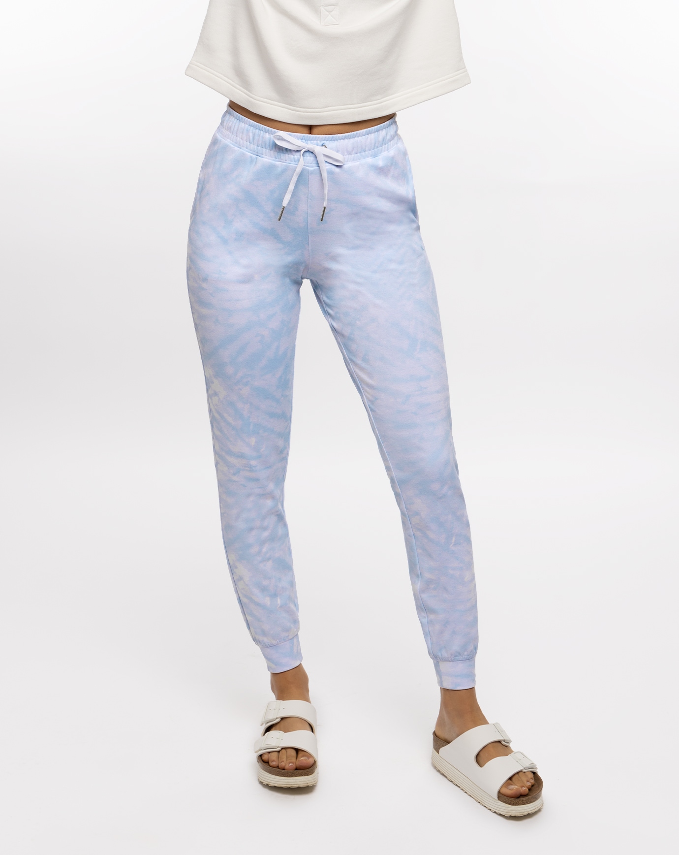 CLOUD FLEECE TIE DYE JOGGER_1LB005_4SKY_