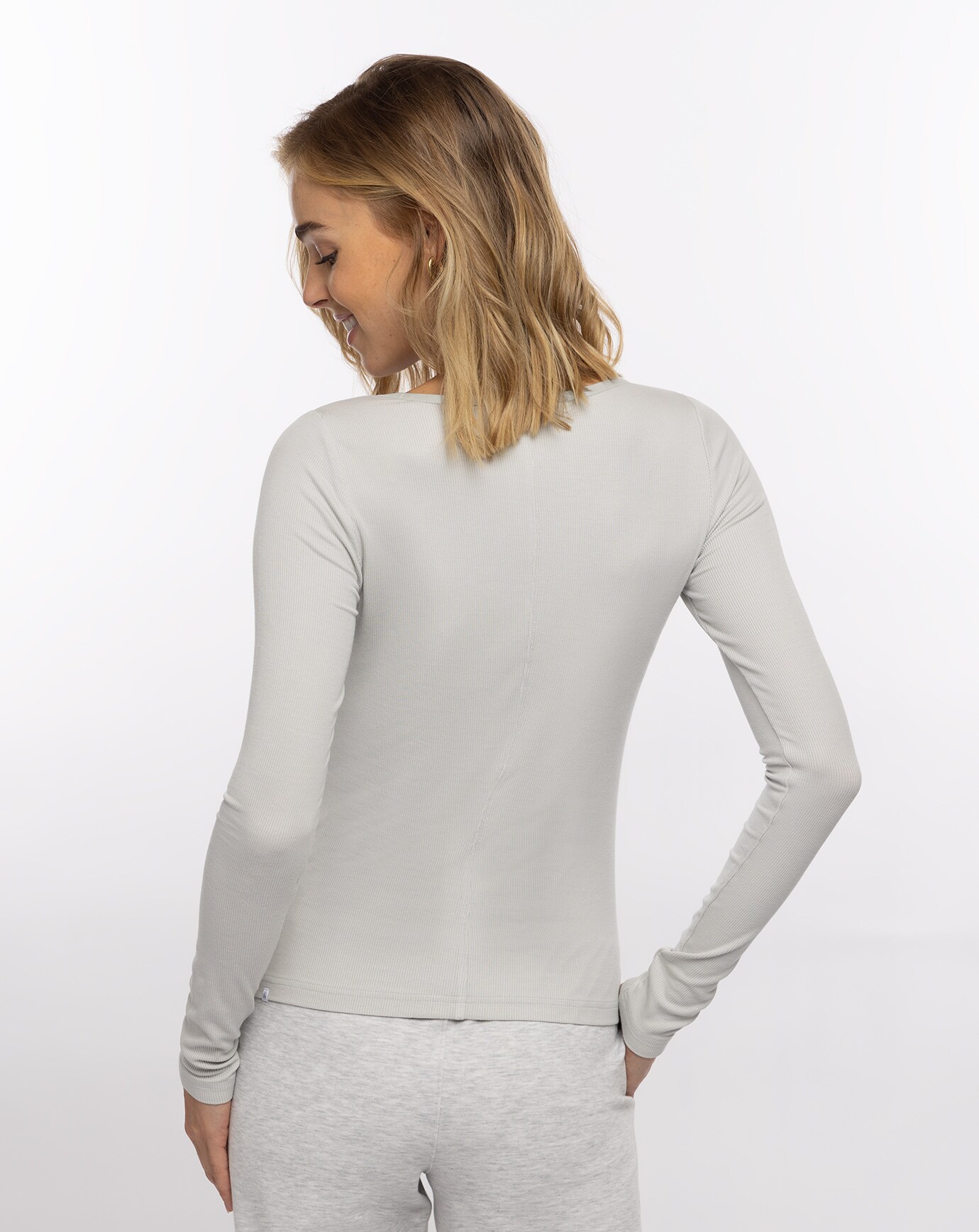 FAVORITE DAY LONG SLEEVE V-NECK TOP Image Thumbnail 2