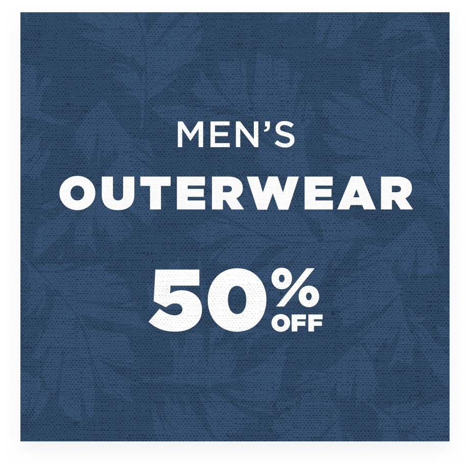 Up to 50% Off Men's Outerwear