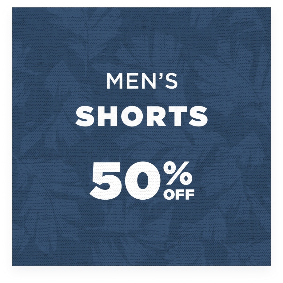 Up to 50% Off Men’s Shorts
