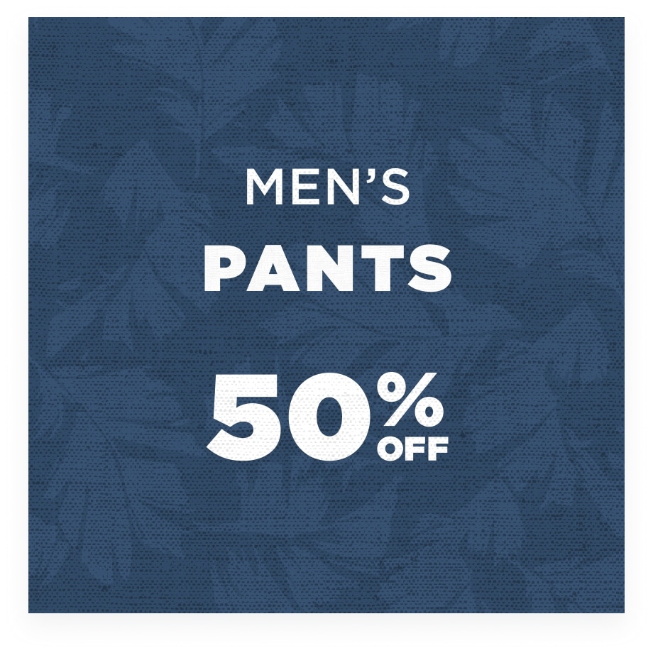 Up to 50% Off Men's Pants