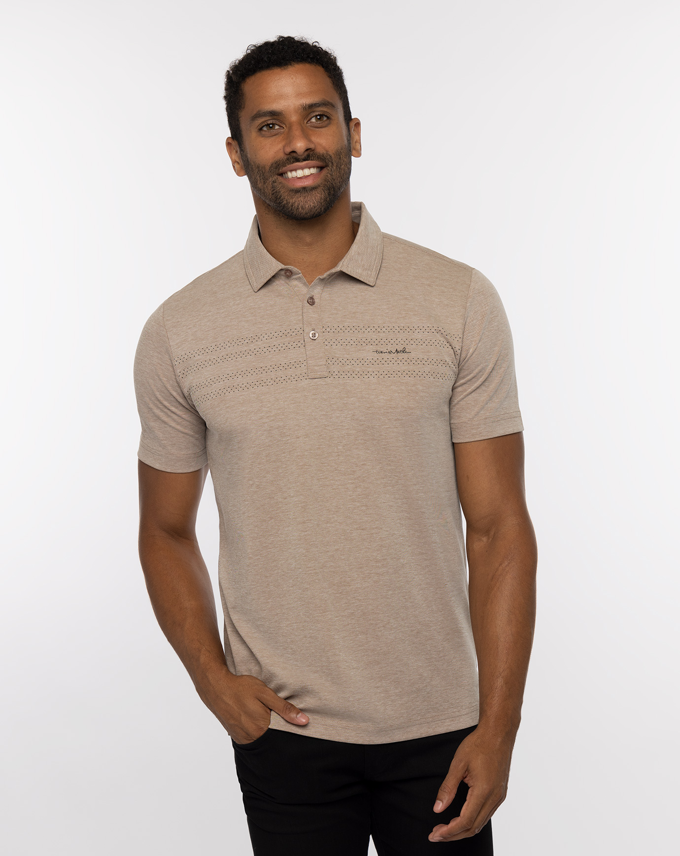Lucky Brand Men's Striped Short Sleeves Work Wear Shirt