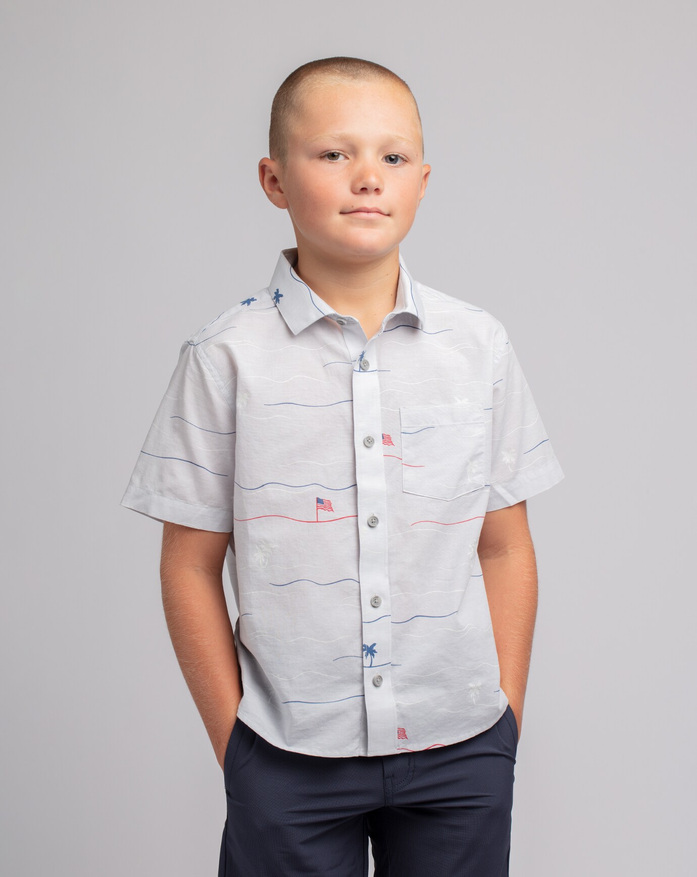 Related Product - STAR SPANGLED BANNER YOUTH BUTTON-UP