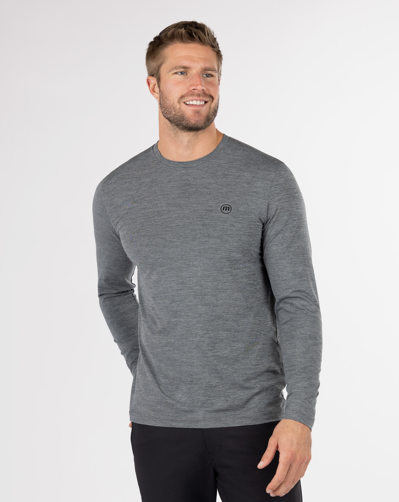 PLAY LIST LONG SLEEVE ACTIVE TEE_1MX313_9HGR_