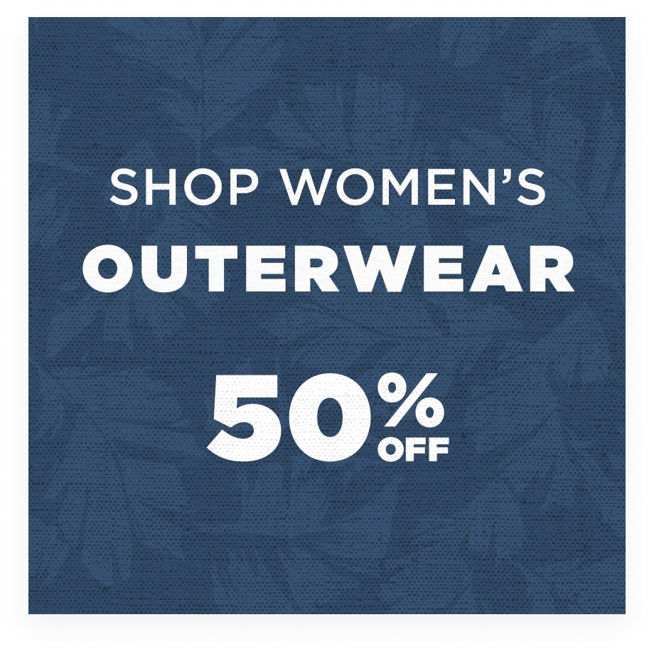 50% off Women's Outerwear
