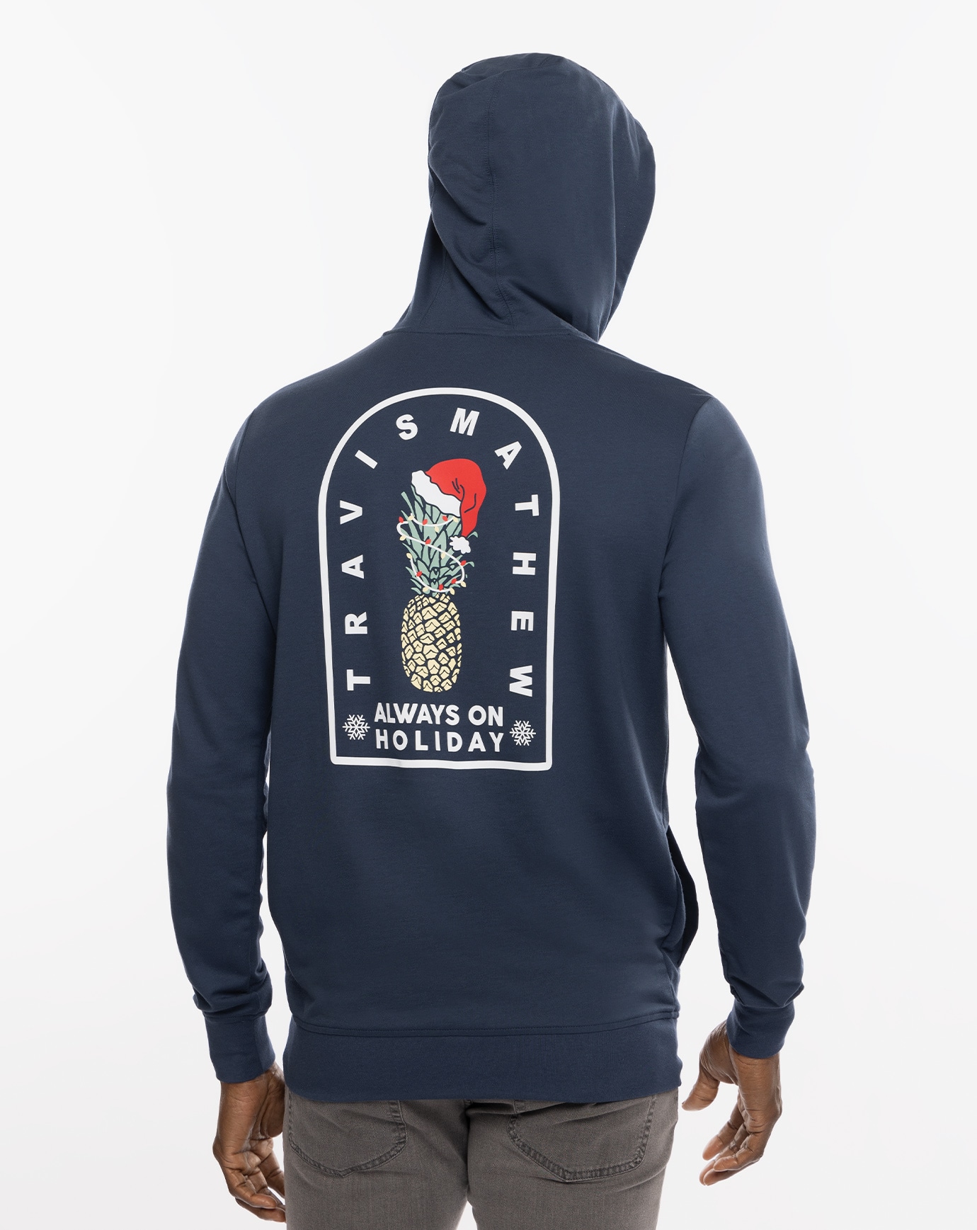 TravisMathew Men s Don t Cry Hoodie 8210698 Small Mood Indigo