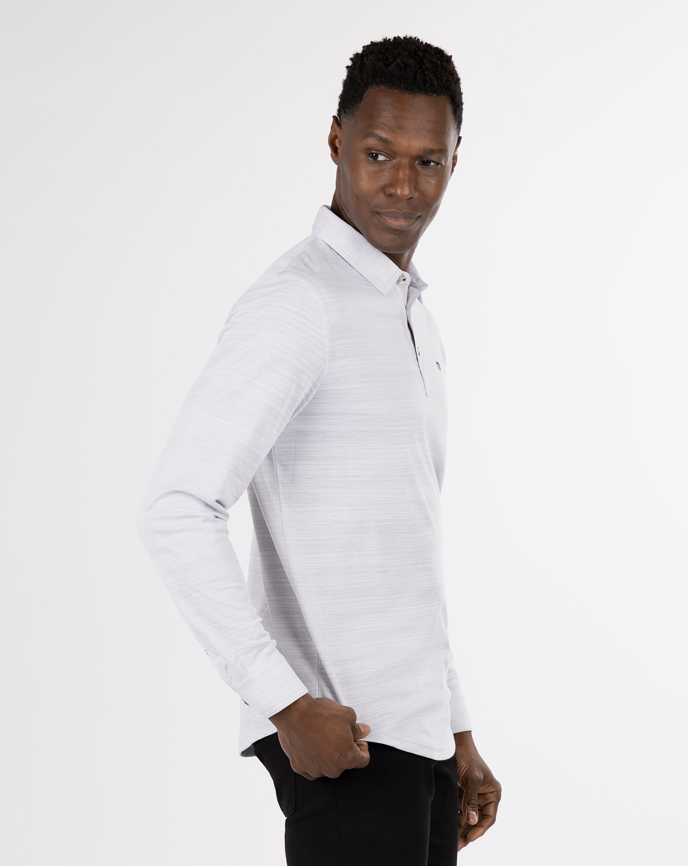 HERONDALE LONG SLEEVE POLO Image Thumbnail 1