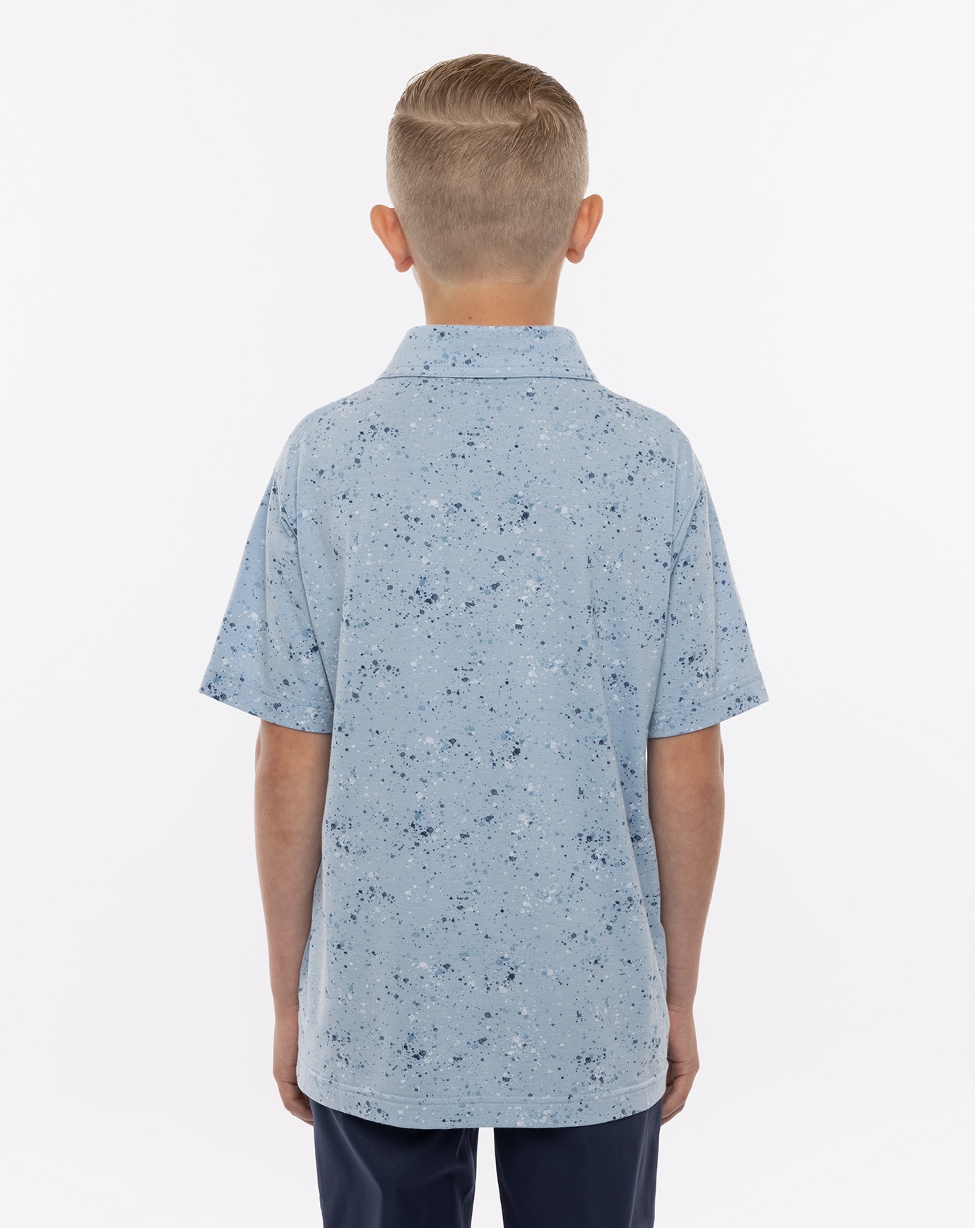 SPLATTER PRINT YOUTH POLO Image Thumbnail 2