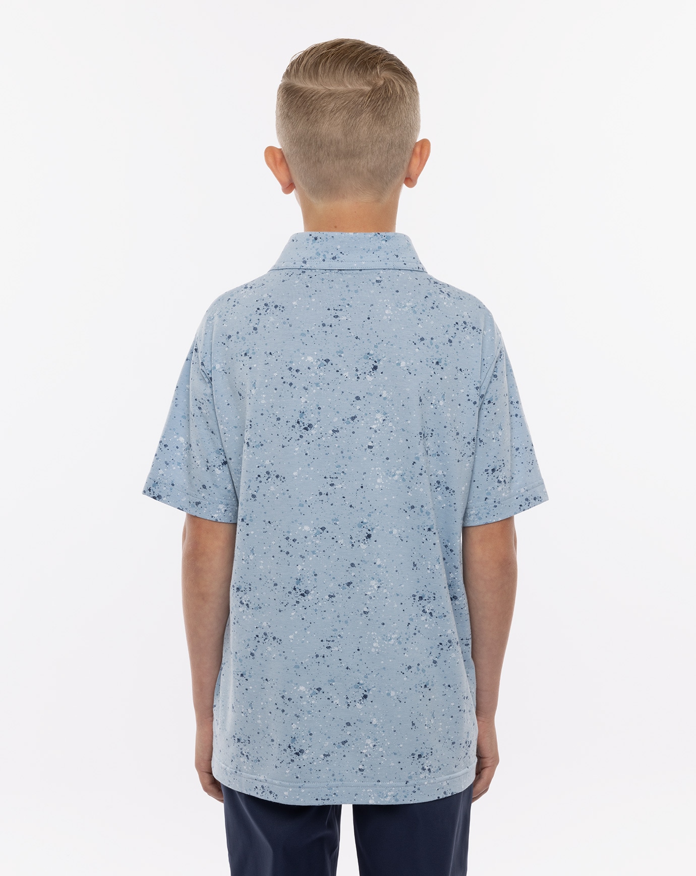 SPLATTER PRINT YOUTH POLO Image Thumbnail 3