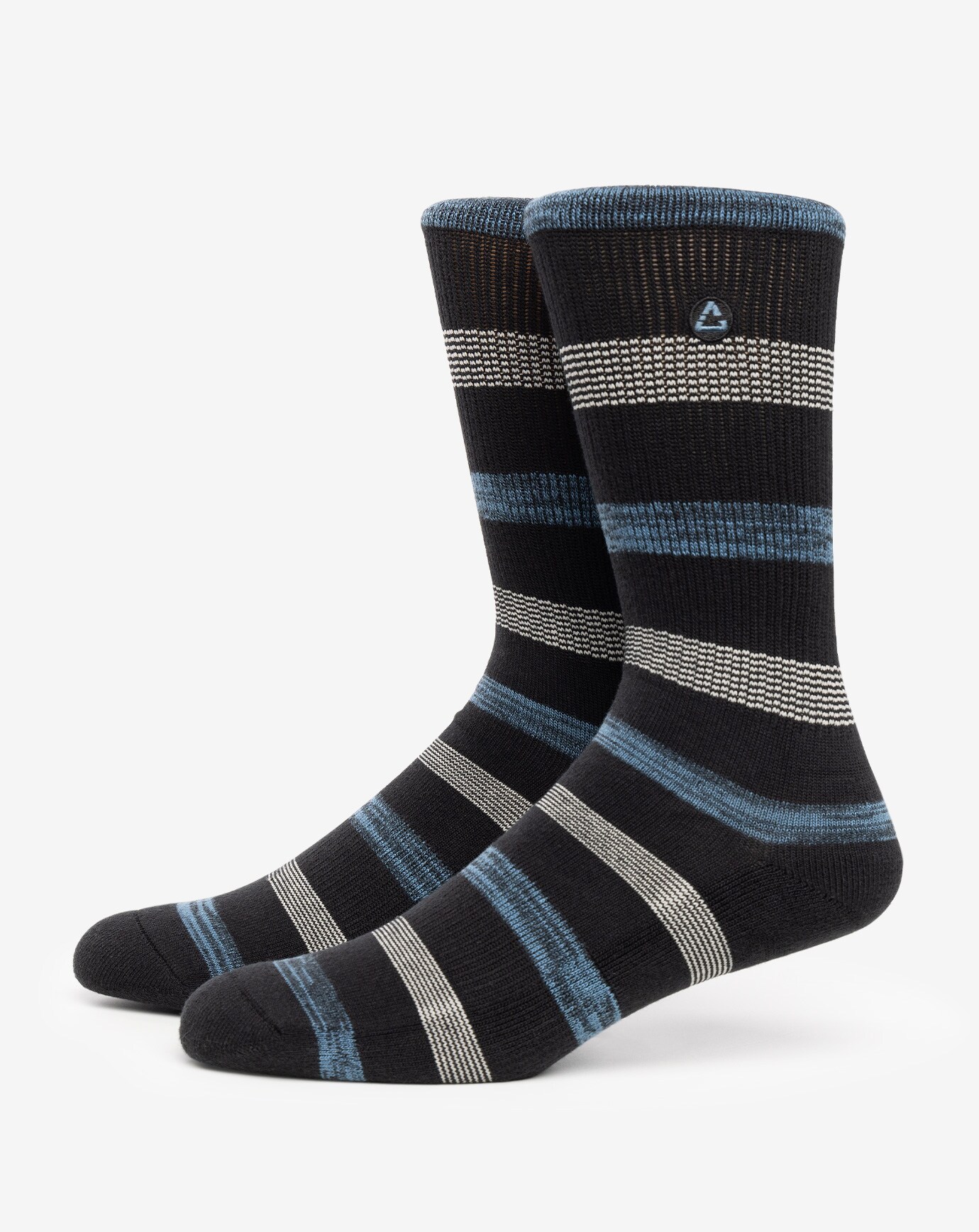 DOUBLE NEGATIVE CREW SOCK_4MZ133_0BLK_