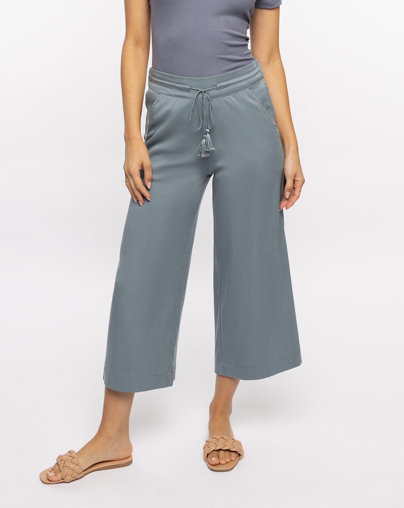 CAPRI TIE FRONT PANT 1