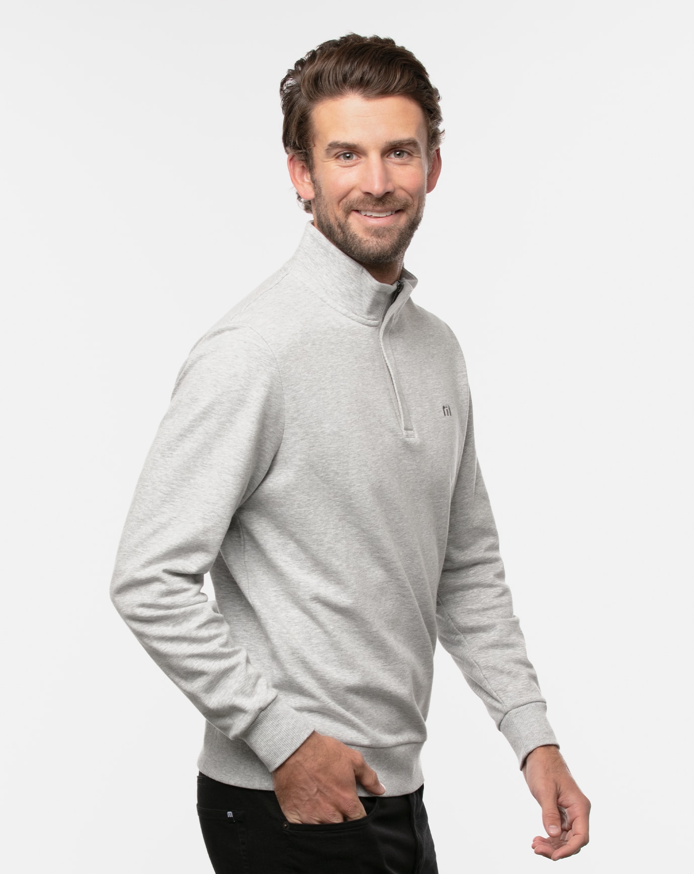 Ease Performance Half Zip 2.0, Ink Heather