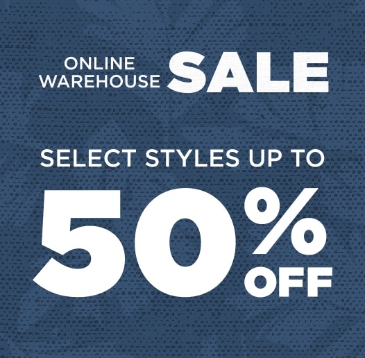 50% off select styles? Say less.