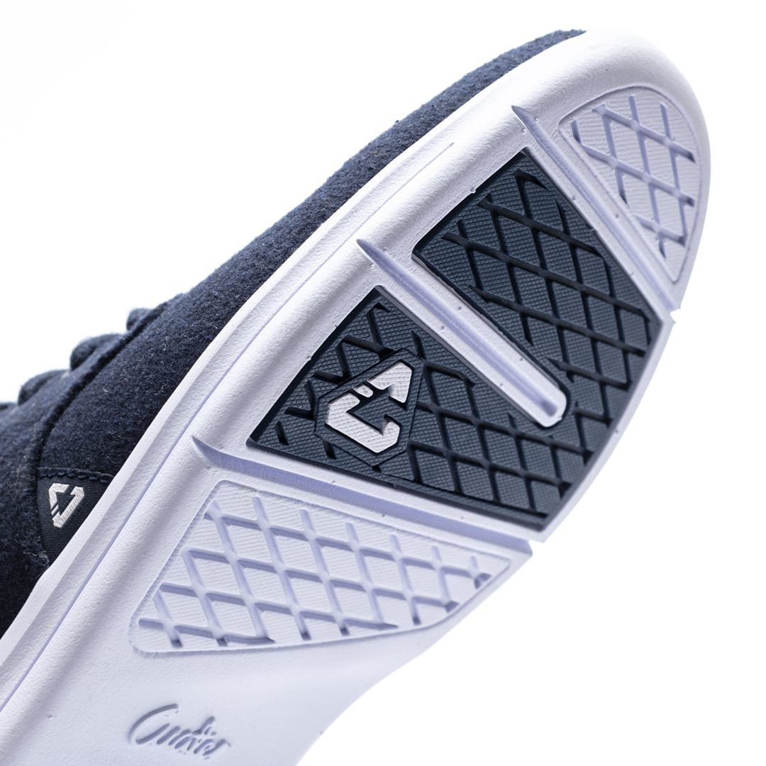 RUBBER INSERTS ON OUTSOLE FOR TRACTION