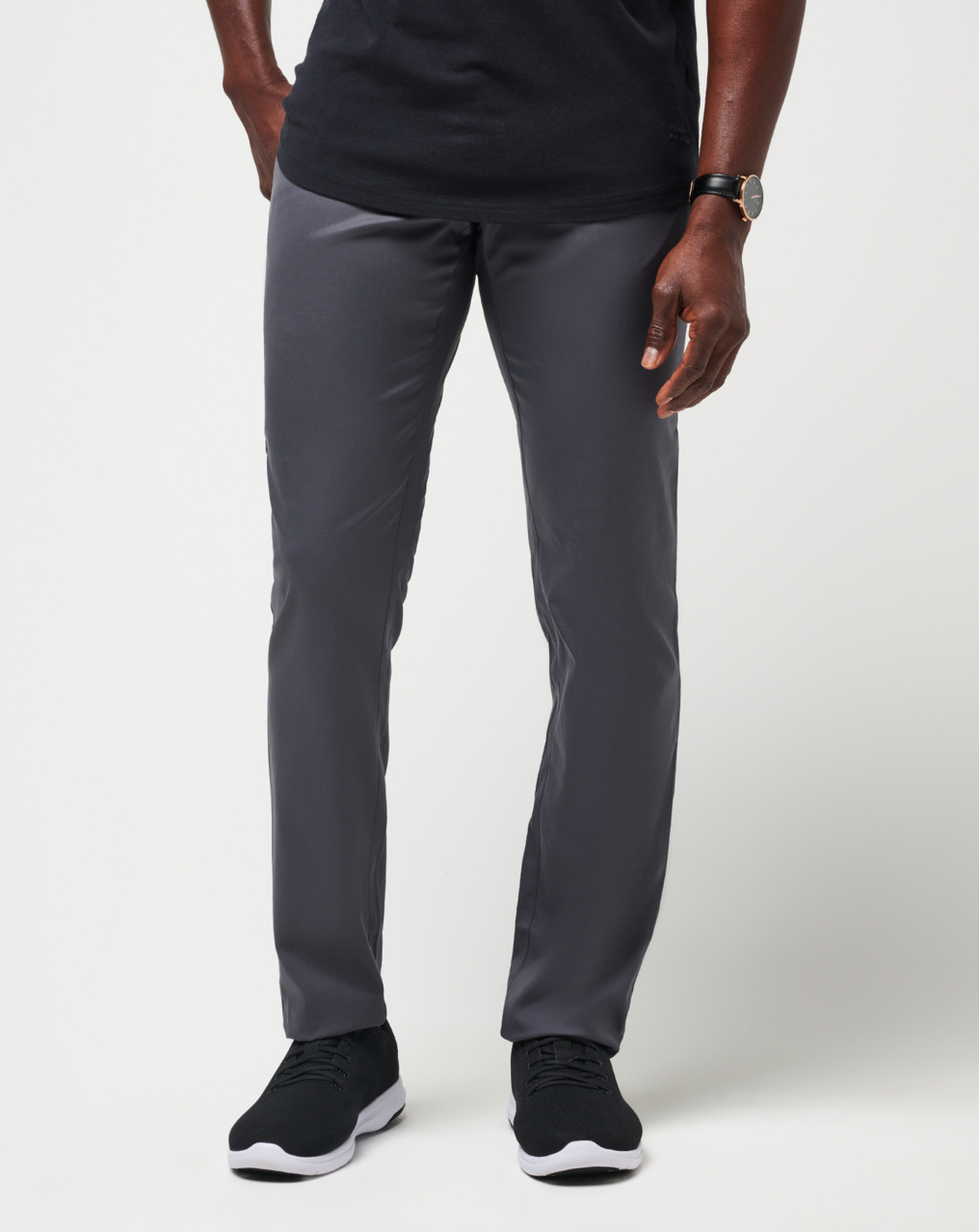 Size 13 Tech Pants Men Casual Versatile Fashion Trousers Pant Pants Soild  Color Slim Fit Small Feet Suit Trousers 