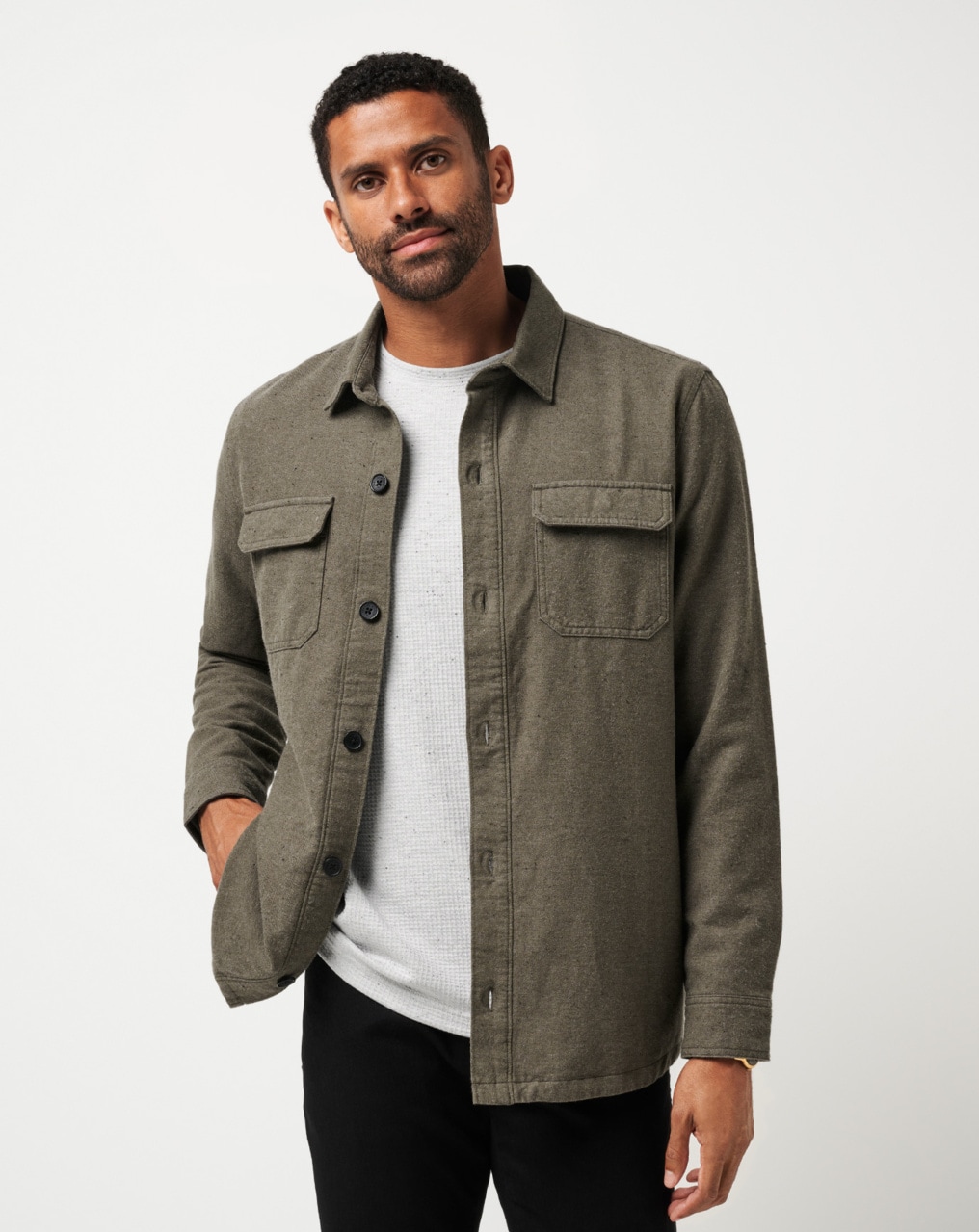 HALFWAY THERE SHIRT JACKET | TravisMathew