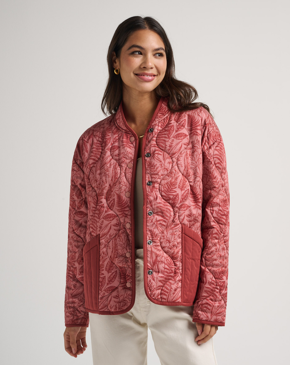 NWT Lululemon Women's Down For It All Jacket Layer Pink Peony SZ 8