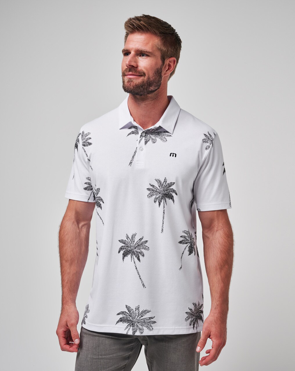 Travis mathew palm tree polo cheap