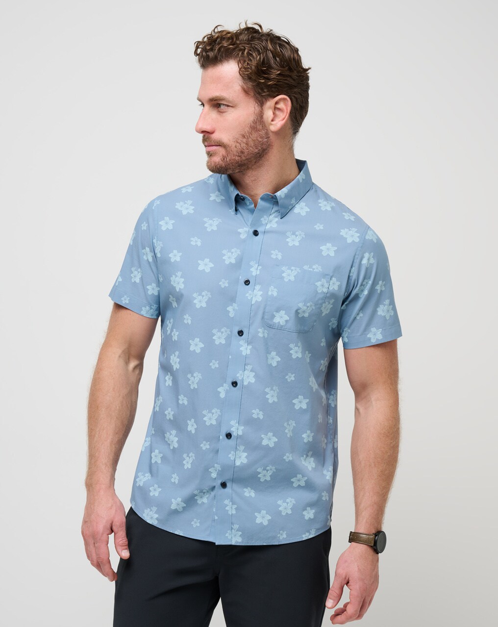 DINE DRIVE BUTTON UP TravisMathew