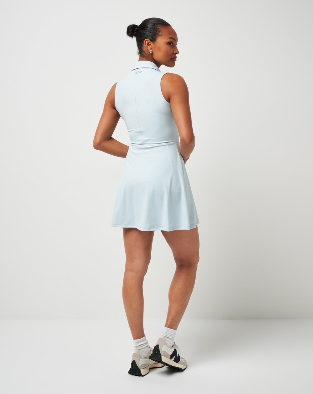 MOVEKNIT SLEEVELESS POLO DRESS 2.0 | TravisMathew