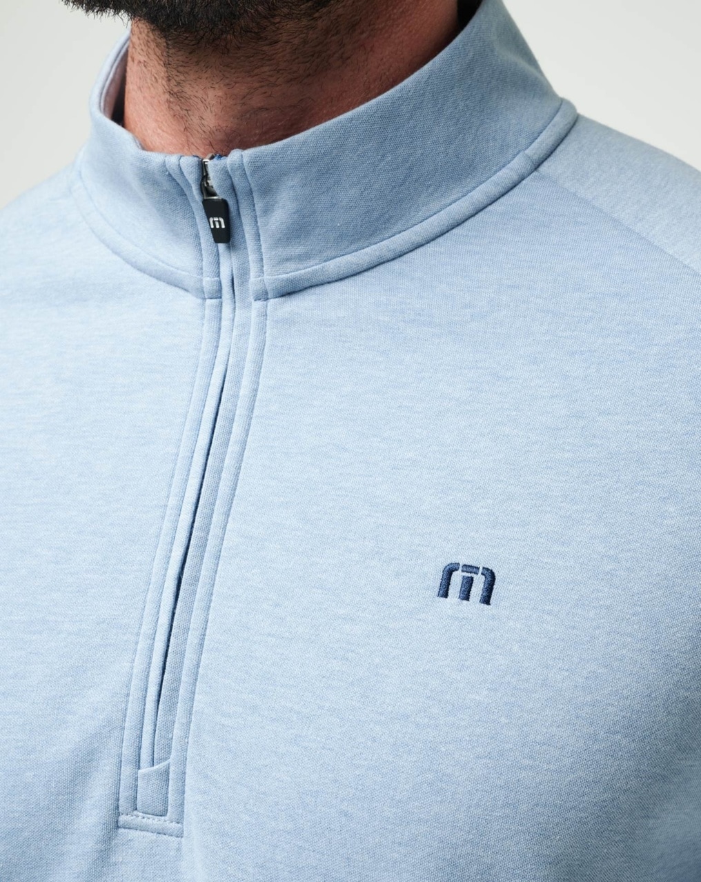 Baby blue quarter zip outlet