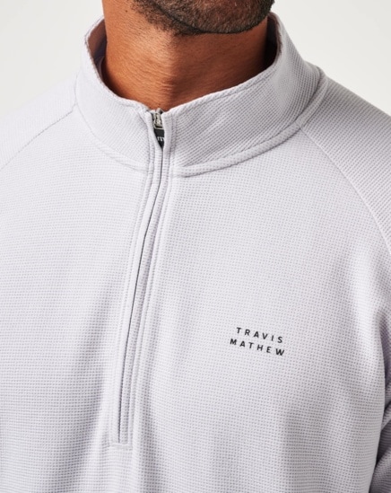 PERFORMANCE WAFFLE QUARTER ZIP | TravisMathew