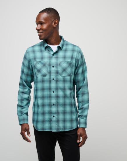 CLOUD FLANNEL PLAID BUTTON-UP Image Thumbnail 0