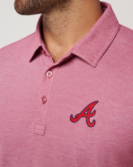 ATLANTA BRAVES PLAYOFF PITCH POLO Image Thumbnail 3