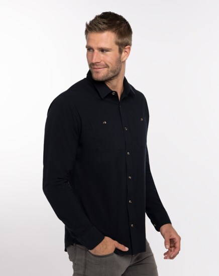 CLOUD FLANNEL BUTTON-UP Image Thumbnail 1