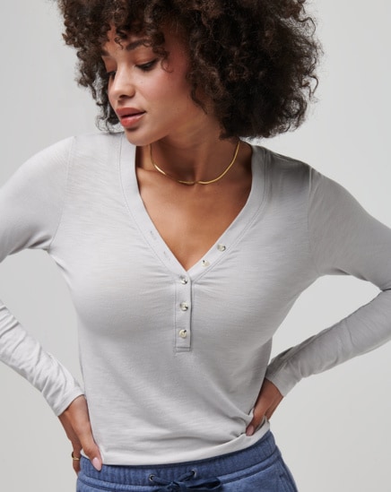 CLOUD JERSEY HENLEY Image Thumbnail 0